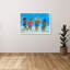 «Mesdames sur la plage I», reproduction de peinture acrylique-31936457-32140902