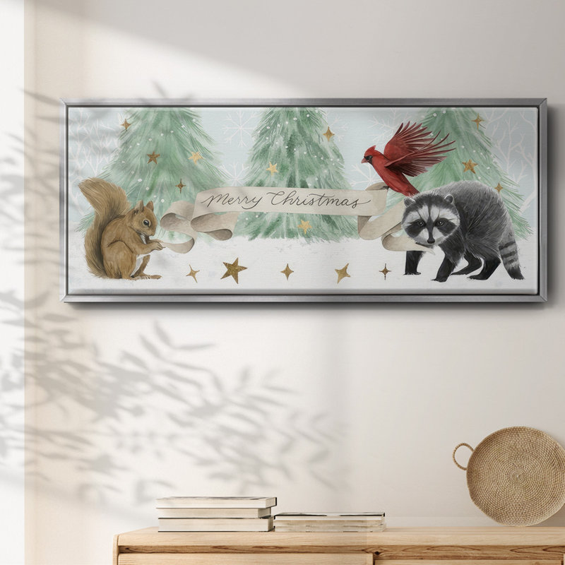 Collection «Christmas in the Forest» - Toile encadrée, H 20 po x l 50 po
