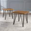 Table de bout en bois d’extérieur Yunel