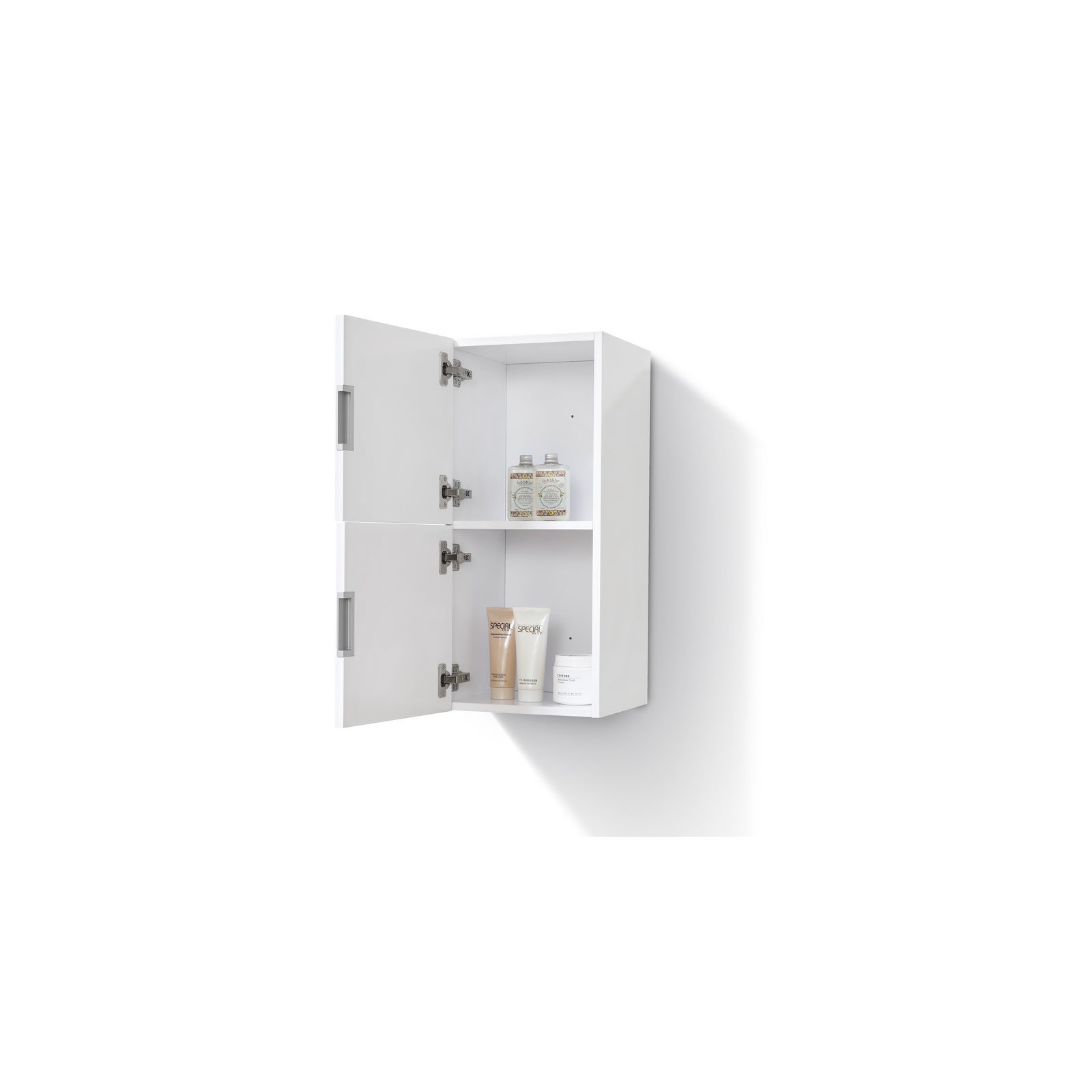 Royetta Linen Cabinet, Gloss White