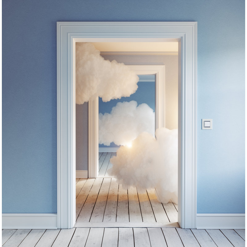 Clouds In The Room. by Jdpetersdotcom - Wrapped Canvas Print, 46cm H x 30cm W x 3.8cm D