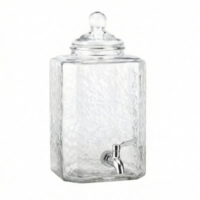 Izedin 320oz. Glass Beverage Dispenser