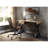 Danton Gold Aluminum Rectangular Writing Desk