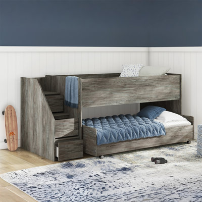 Hafizur Twin Over Twin Loft Bed