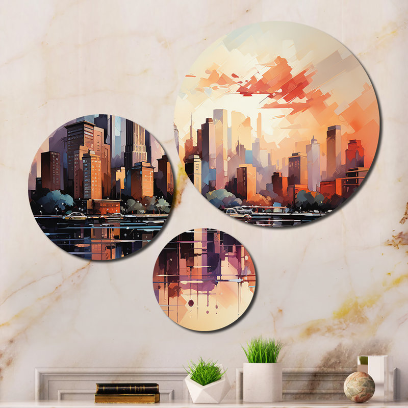 Buildings & Architecture Wall Decor on Metal