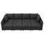 Canapé-lit modulaire en forme de U avec rangement Tremee - gris foncé-581592091