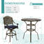 Ensemble de tables rondes à hauteur debout pour l'extérieur L 38,5 po-339985542-371005989