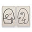 «Mindful Gaze», 2 pièces sur toile-1992342218-1992342221