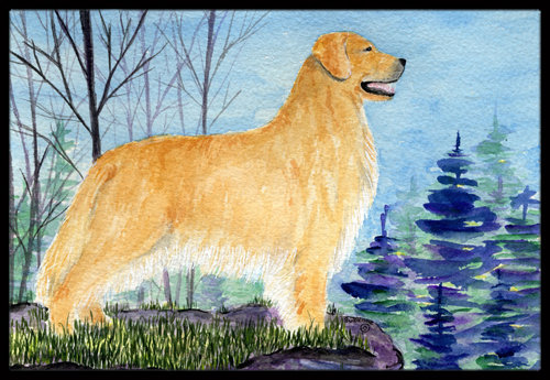 Stonesfield Golden Retriever Non-Slip Indoor Door Mat Winston Porter Mat 