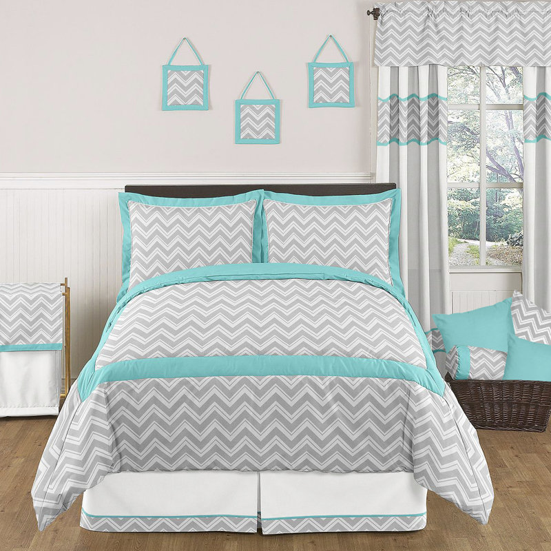 Cotton Chevron / Zig Zag Comforter