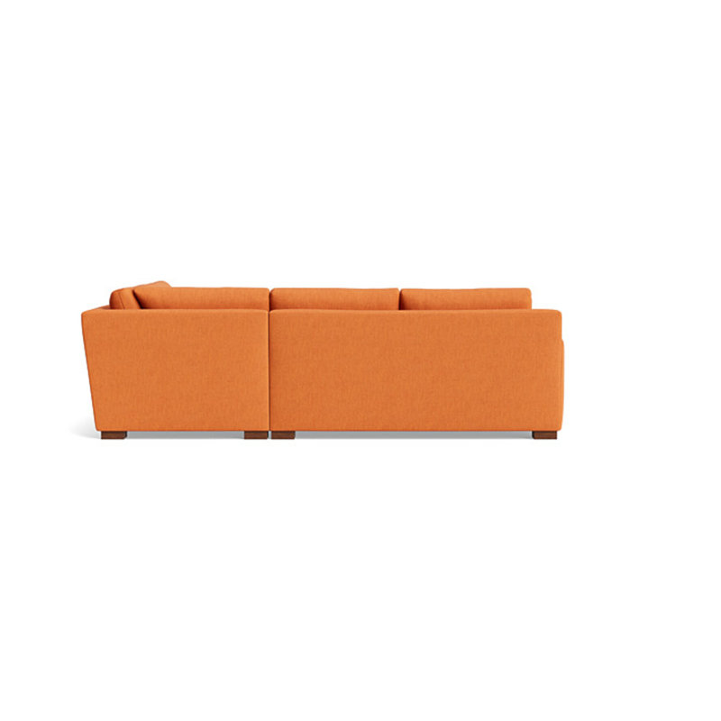 Catalina Sectional, Performance Weave - Carrot, Right Hand Facing