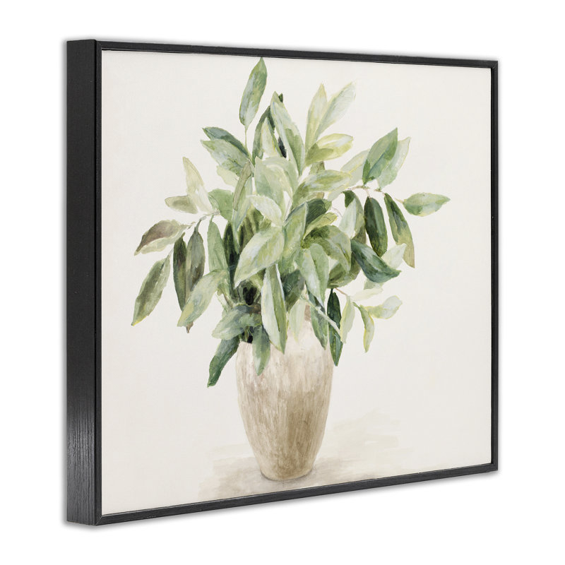 «Neutral Pott», art de la giclée encadrée par Lanie Loreth, H 24 po x l 30 po, Giclée encadrée noir minuit