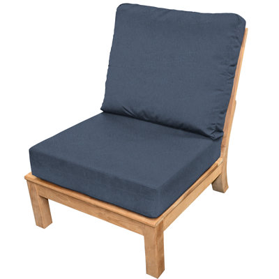 Monterey Sectional Armless Teak Outdoor Chair