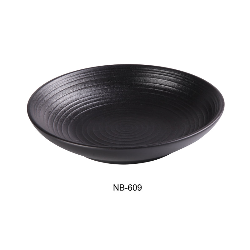 Bol à salade / pâtes noir Yanco NB-609 Noble