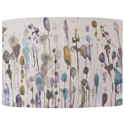 21 cm H Round Cotton Lamp Shade ( No Direct Attachment Method )