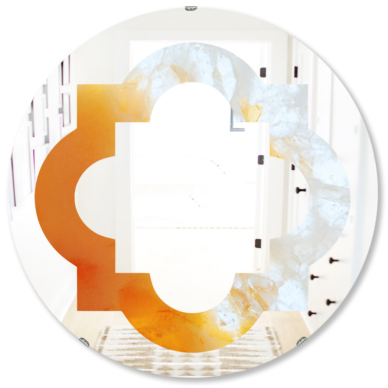 Miroir mural Quatrefoil, H 31,5 po x l po