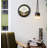 QXM617KLH Pendulum Melodies Clock, Black