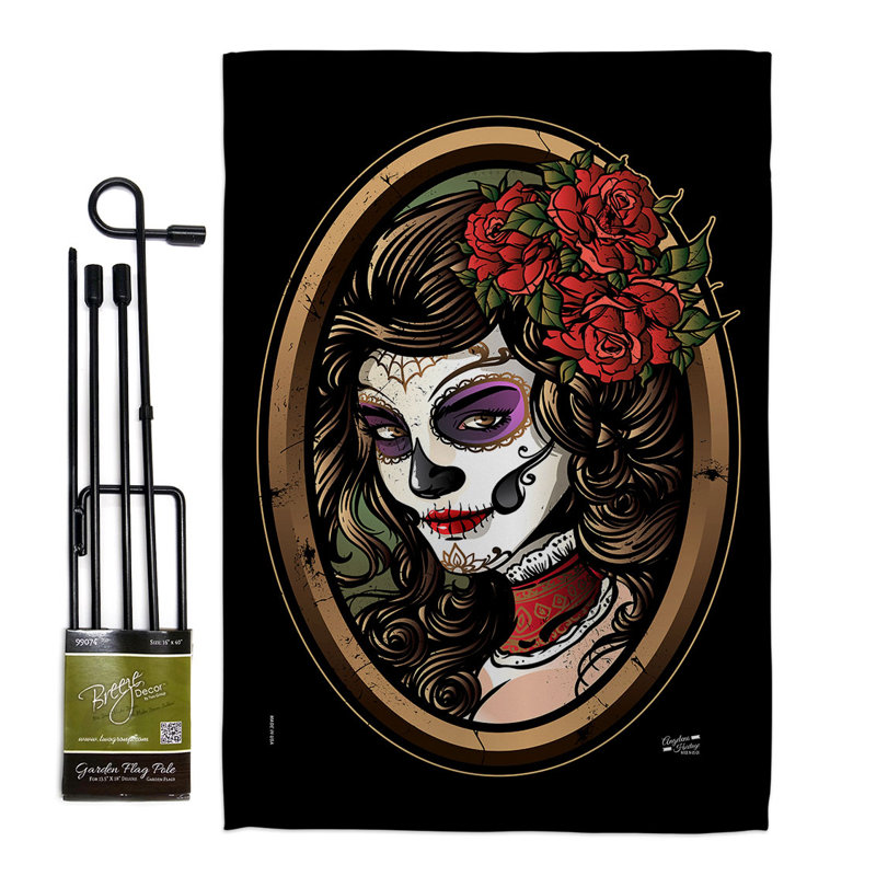 Ensemble de drapeaux en polyester 18,5 po x 13 po Calavera