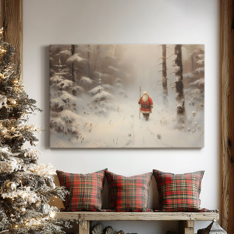 Sugar Pines Carol - Toile tendue avec châssis de qualité supérieure, H 36 po x l 24 po
