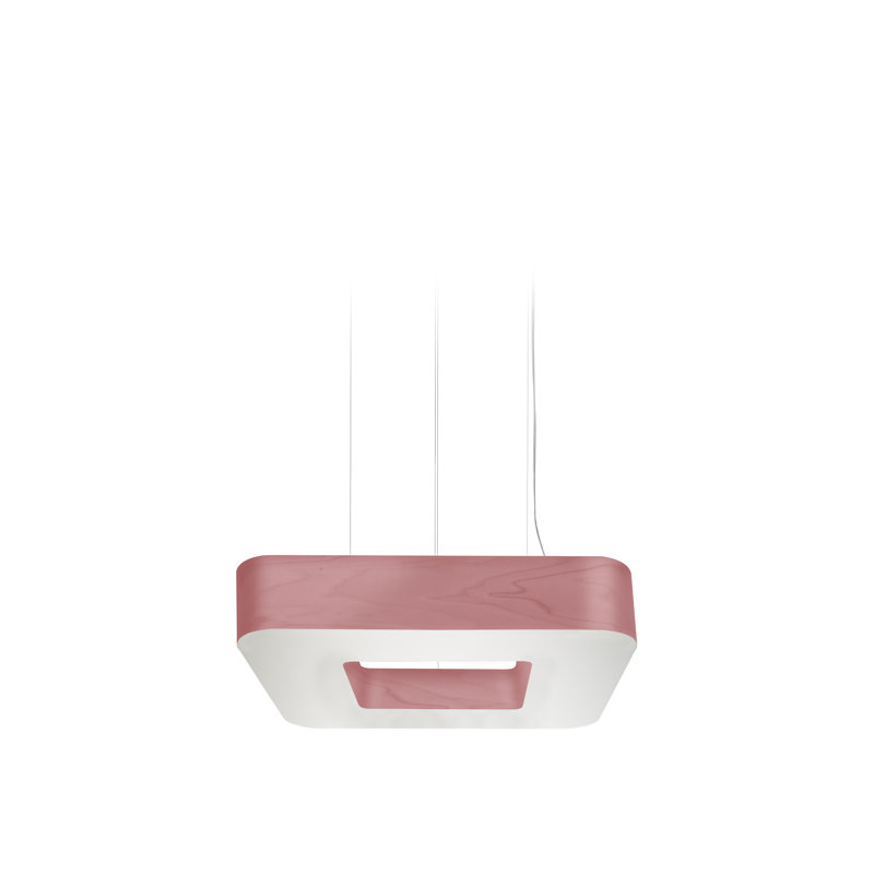 Cuad 8 - Light LED Chandelier, Natural Beech, 2700K LED