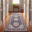 Tapis Farleigh traditionnel de style persan audacieux, gris ivoire et beige, lavable à la machine, antidérapant, à poils courts, pour l'intérieur et l'extérieur, adapté aux animaux domestiques, idéal pour le salon, la chambre, la salle à manger, l'entrée, le couloir ou le bureau.-477002835