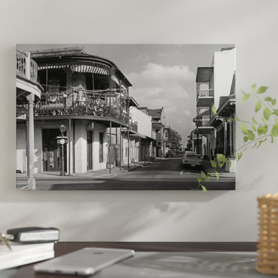 " 1960s Street Scene French Quarter New Orleans Louisiana the USA " Black and White Photography Print