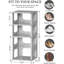 Range-chaussures à 5 niveaux - Support de rangement durable pour chaussures pour garde-robe, vestibule, couloir, dortoir et salle de bain-1740140155