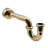 LA-Style Pedestal Sink Kit with P-Trap, Supply Lines, Flanges and Cross Handle Angle Stops-37193197