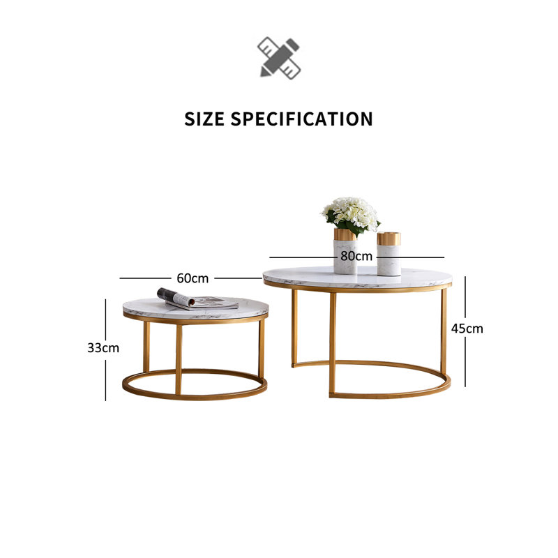 Coffee Table, Gold
