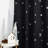 Corderius Polyester Snowflake Silver Foil Print Blackout/Room Darkening Thermal Grommet Curtains-581237184-581237243