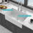 33 Inch White Ceramic Single Bowl Kitchen Sink With Reversible Design And Deep Basin For Efficient Cleaning.