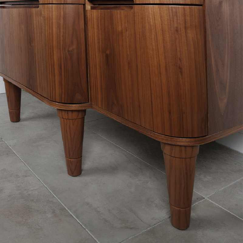 Eleganza 3.25'' W Bathroom Vanity Base, Natural Walnut