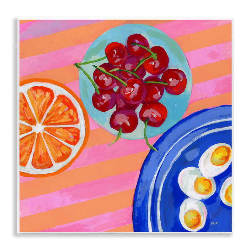 Plaque murale pique-nique Summer Snacks, design par Rachael Reese