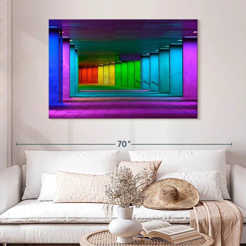 Lilie Rotterdam Rainbow Tunnel, H 32 po x l 48 po