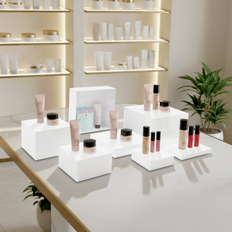 Large Buffet Risers Set Acrylic Display Stand
