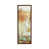 Toile avec cadre en bois brun classique