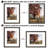  Vintage Frames - 11x14 Picture Frame with Beaded Accents - Use as 8x10 Frame or Display 11x14 Photos Without Mat - Black Gold-375740383-375740376