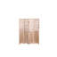 Barrière pliante en bois massif 4 panneaux, 55,2 po l x 65 po h, couleur naturelle, charnières métalliques pour un dépliage et un pliage fluides, optimise l'espace intérieur. Finition soignée et facile à manipuler.