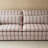 Retro Pink Striped Sofa