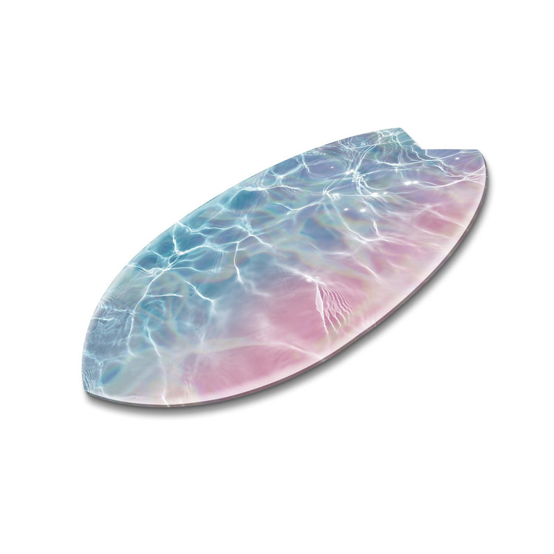Holo Surfboard Decorative Acrylic Skimboard by Oliver Gal