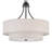  6-Light Modern Drum Golden Chandelier with Linen Shade-1760759158