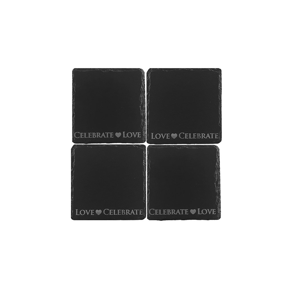 Square 4 Piece Coaster Set