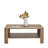Stylish Walnut Coffee Table, 43.3 x 16.5 x 25.2 inches | 100% Melamine Coated Particle Board for Durability | Additional Storage Space | Ideal for Traditional Living Rooms, Elegant Design & Functionality-1436004023