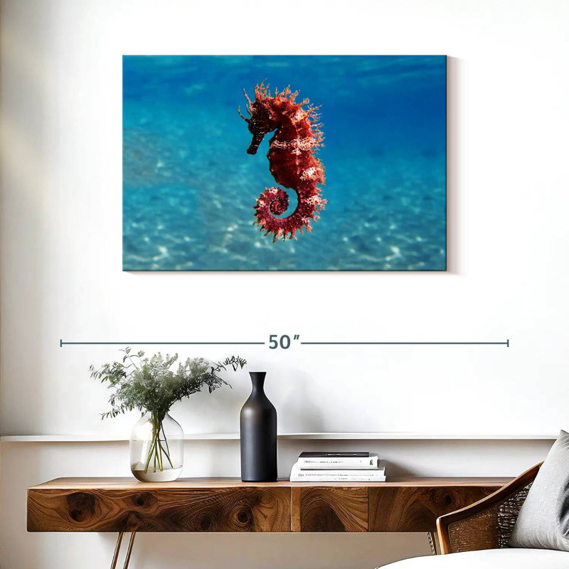 Brampt Mediterranean Seahorse, 24" H x 36" W