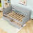 Twin 2 Drawers Wood Daybed-5601431