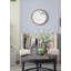 D20x1,5 "Miroir mural de style transitionnel en bois de manguier avec cadre en bois de manguier massif pour la salle de bain-722102397
