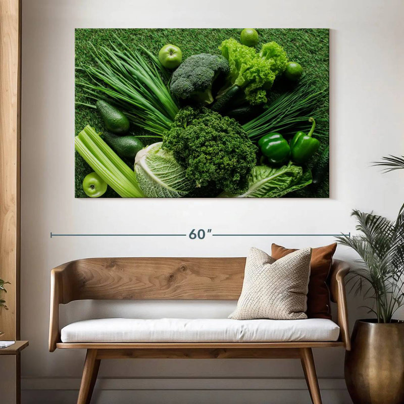 Yarlin Green Diet, 34" H x 51" W
