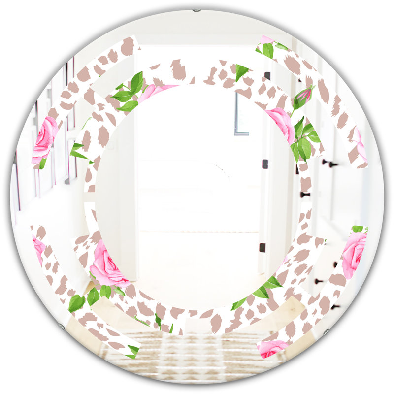 Miroir mural Leopard, 31,5 po x 31,5 po
