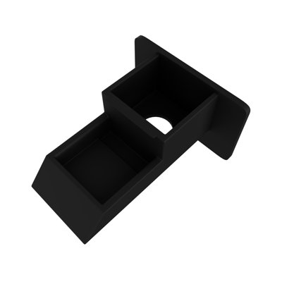  Ensemble de guide de ceinture Balance au fini noir à gauche et à droite