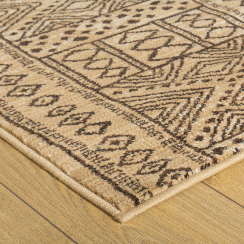 Runner Geometric Area Rug, Rectangle 100 x 150 cm